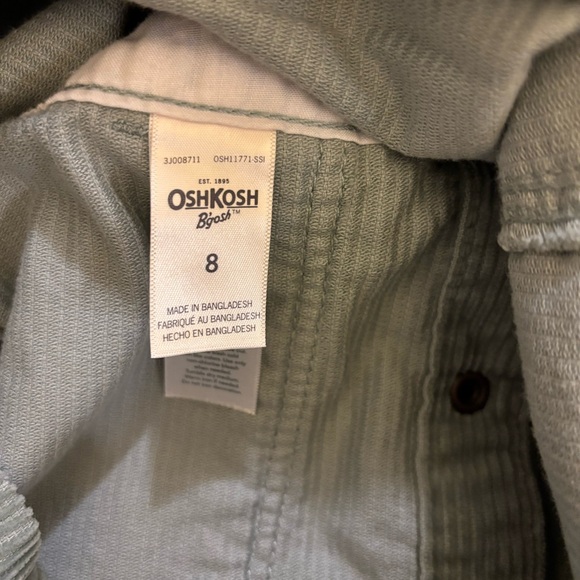 Oshkosh B’gosh Girls Cotton Overalls - Size 8 - Picture 6 of 7